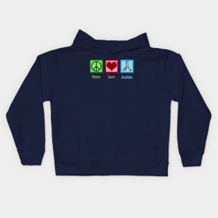 Peace Love Autism Kids Hoodie